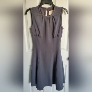 Kate Spade New York Gray Fit and Flare Sleeveless Cocktail Dress Size 0 Coquette
